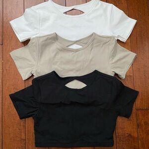 Backless Workout Tops